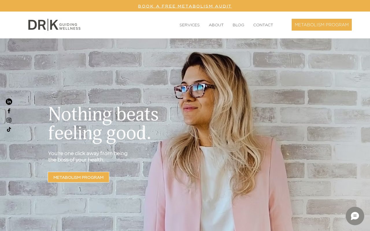 Dr. K Guiding Wellness website preview